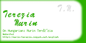 terezia murin business card